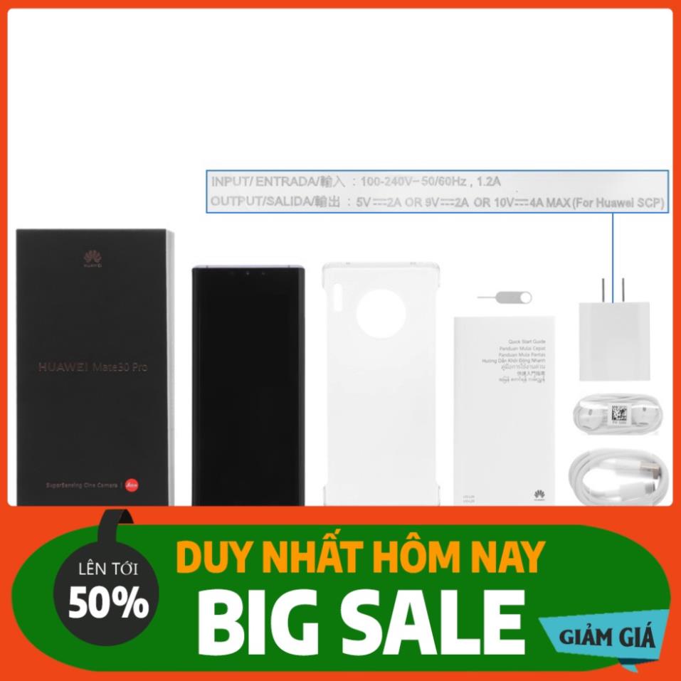 [SALE CỰC SỐC] Điện thoại Huawei Mate 30 Pro (8GB/256GB) - Hàng chính hãng nguyên seal HÀNG CHÍNH HÃNG | BigBuy360 - bigbuy360.vn