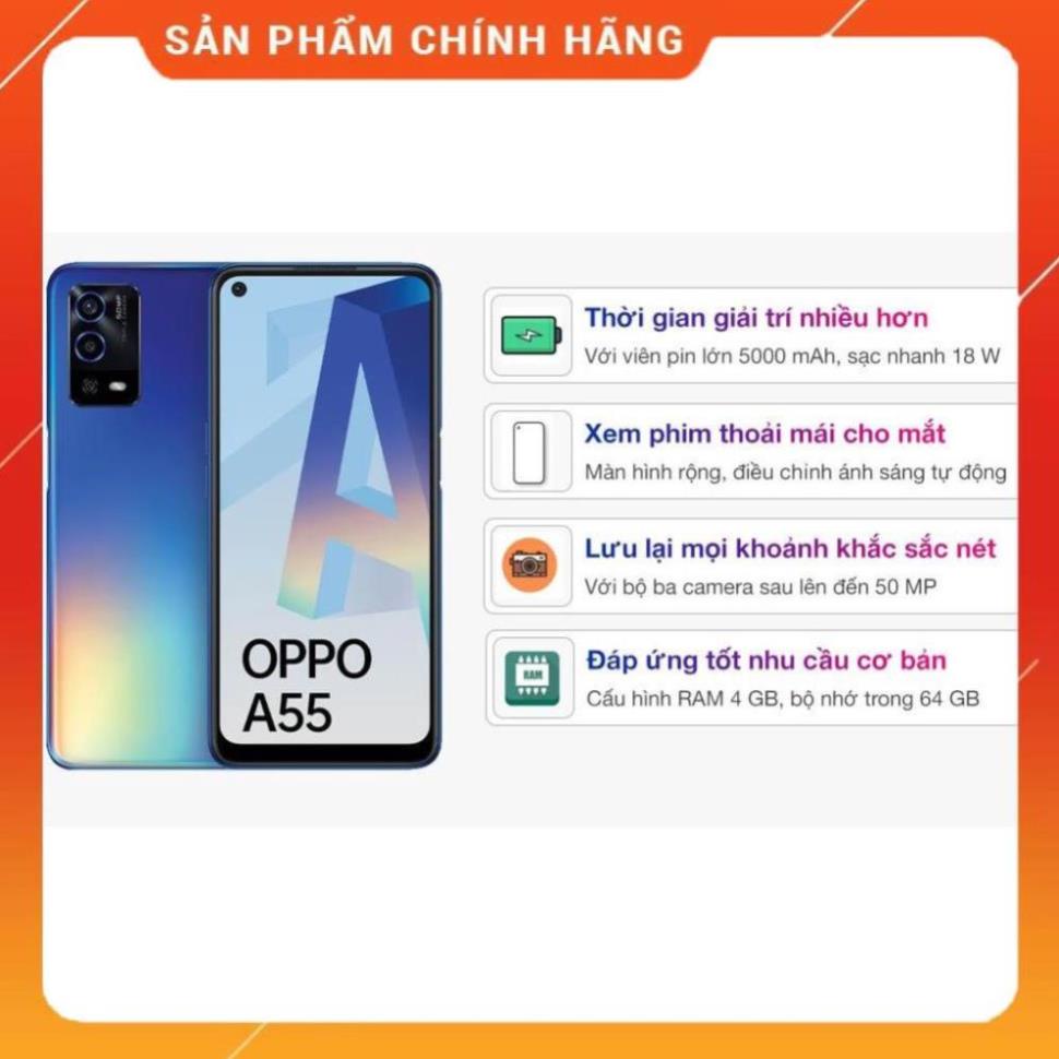 [SALE CỰC SỐC] Điện thoại Oppo A55 (4GB + 64GB) - Bảo Hành 12 Tháng | BigBuy360 - bigbuy360.vn