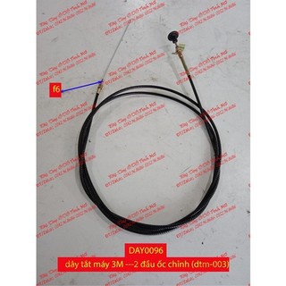dây tắt máy 3M ---2 đầu ốc chỉnh (dtm-003)