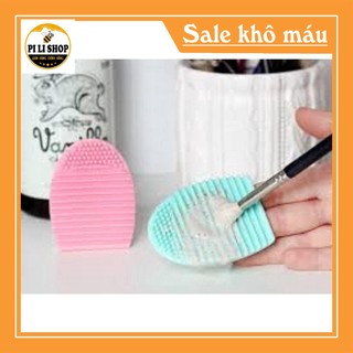 Miếng silicon vệ sinh cọ trang điểm tiện dụng