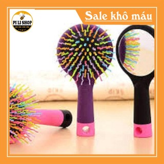 Lược Chải Tóc Rối kèm gương Rainbow
