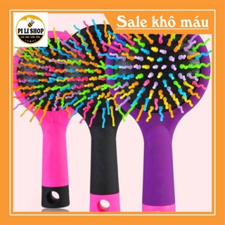 Lược Chải Tóc Rối kèm gương Rainbow