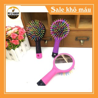 Lược Chải Tóc Rối kèm gương Rainbow