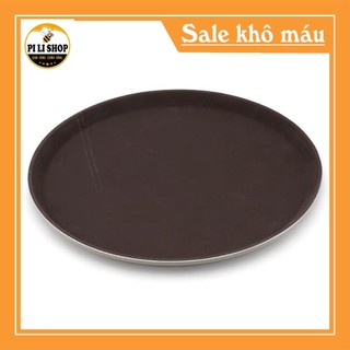 Khay phục vụ chống trượt hình tròn 35cm