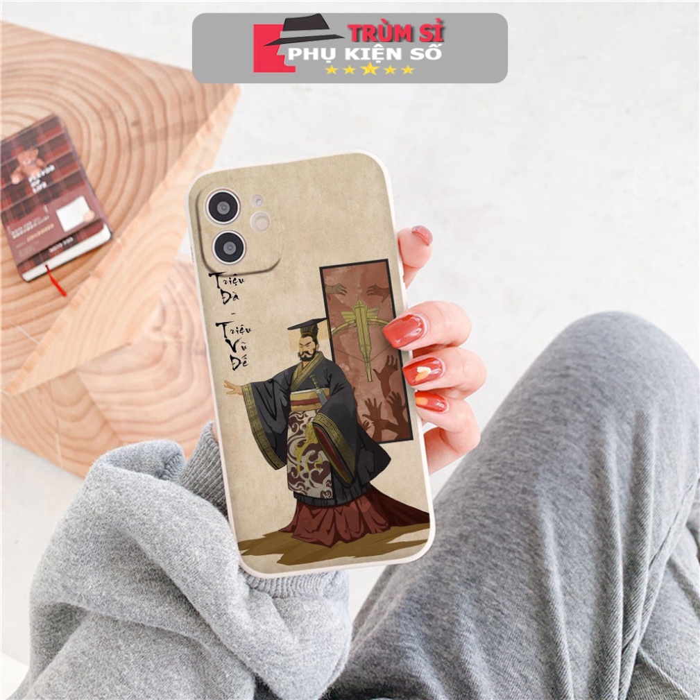 Ốp lưng iphone 13promax Triệu Đà nhân vật lịch sử VN bảo vệ camera 6/6s/7/8/X/XS/11/12/13/14 Pro Plus Max e5503 TSPKS30