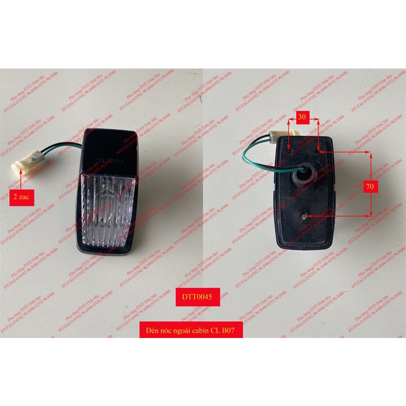 Đèn nóc ngoài cabin CL B07