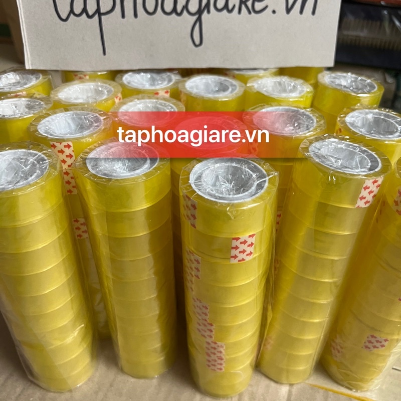 Băng dính văn phòng 1cm-2cm loại đẹp dai bền (1 cây = 10-12 cuộn)