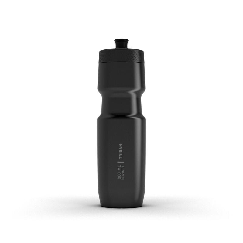 Bình nước xe đạp 800ml Đen DECATHLON TRIBAN mã 8487253
