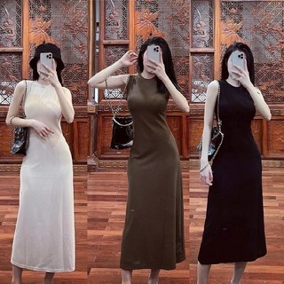 Váy 3 lỗ cotton tăm