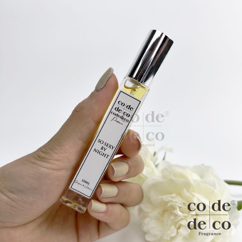 Kết hợp Nến thơm + Nước hoa Code Deco So Sexy By Night EDP 10ml, gợi cảm, ngọt ngào Chính Hãng. chính hãng (Mua 1 được 2