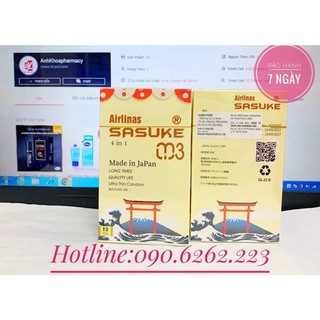 Bao cao su sasuke kéo dài - siêu mỏng - khẳng định bản lĩnh đàn ông