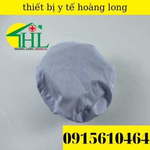 Mũ, nón vải chùm đầu có chum co giãn điều chỉnh thoải mái cho nhân viên y tế, y tá, điều dưỡng, dược sĩ, kĩ thuật viên