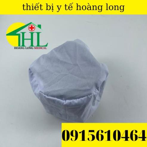 Mũ, nón vải chùm đầu có chum co giãn điều chỉnh thoải mái cho nhân viên y tế, y tá, điều dưỡng, dược sĩ, kĩ thuật viên
