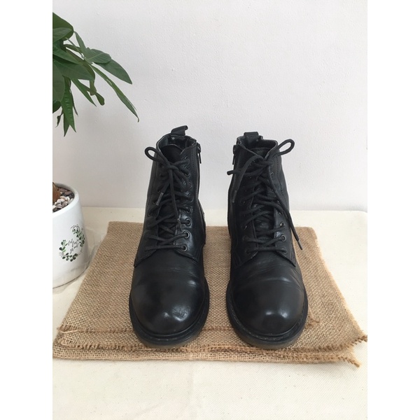 Boots da bò thật hiệu Combat