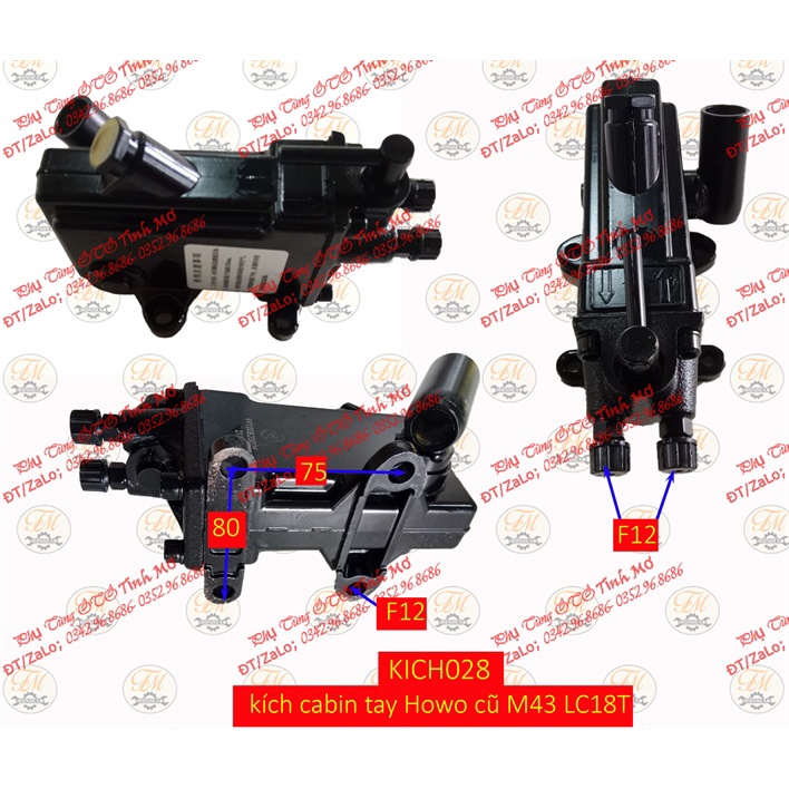 kích cabin tay Howo cũ M43 LC18T (ZF-BC1) BA