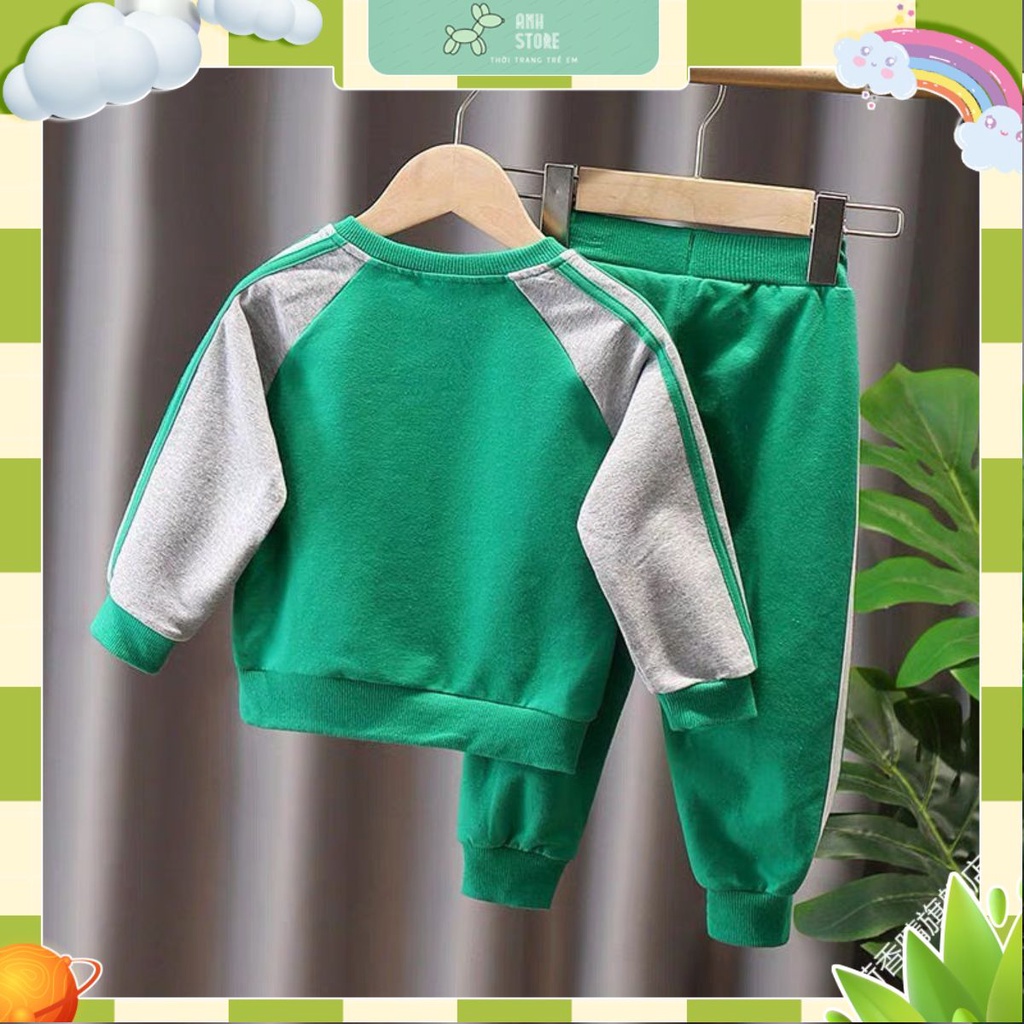 Bộ Nỉ Yofb Thu Đông Dài Tay Cho Bé Trai Và Bé Gái Chất Da Cá Anh Store