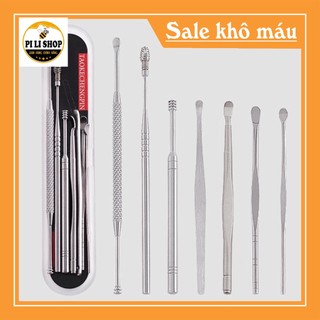 Bộ lấy ráy tai, bộ ngoáy tai, dụng cụ lấy ráy tai 7 món