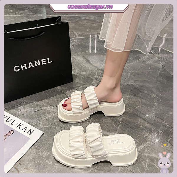 Mẫu giày bãi biển mới đi ra ngoài với đế dày