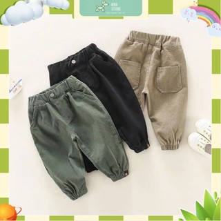Quần Jogger Cho Bé Quần Dài Cho Bé Trai Và Bé Gái Chất Kaki Thoáng Mát Thời Trang Trẻ Em Anh Store