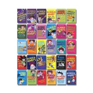 Horrid henry - bộ 30q - giấy bàng chống lóa - tặng file nghe mp3