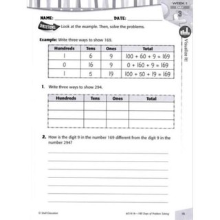 180 Days of Problem Solving  - Từ Grade K,1,2,4,5,6 (khổ A4)