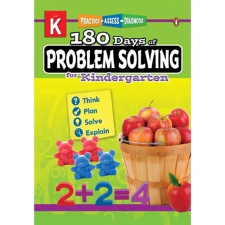 180 Days of Problem Solving  - Từ Grade K,1,2,4,5,6 (khổ A4)