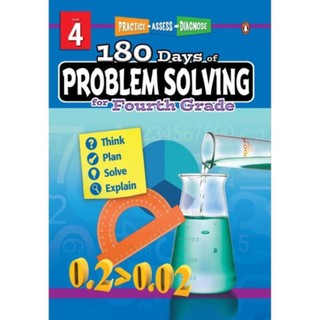 180 Days of Problem Solving  - Từ Grade K,1,2,4,5,6 (khổ A4)