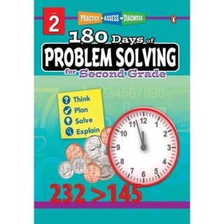 180 Days of Problem Solving  - Từ Grade K,1,2,4,5,6 (khổ A4)