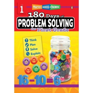 180 Days of Problem Solving  - Từ Grade K,1,2,4,5,6 (khổ A4)