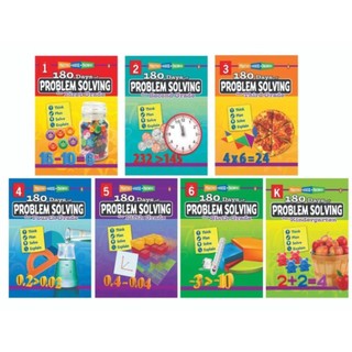 180 days of problem solving - từ grade k,1,2,4,5,6
