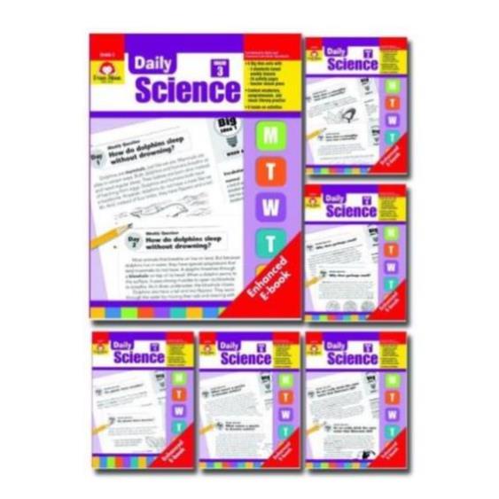 Daily Science  - Từ Grade  đến Grade 6 (khổ A4)