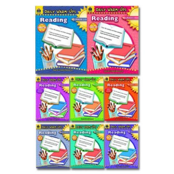 Daily warm-up Reading - Từ Grade 1 đến Grade 8 (khổ A4)