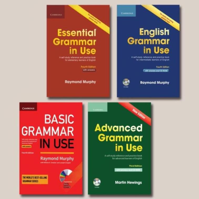 English Grammar in Use - Advanced/English/Essential/Basic Grammar - Tặng Audio mp3