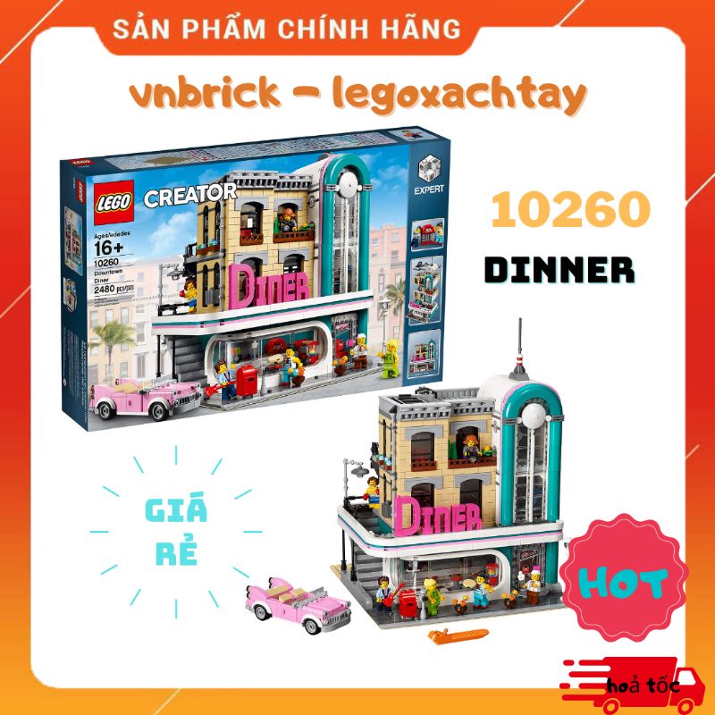LEGO Creator Expert 10260 Downtown Diner Nhà Hàng