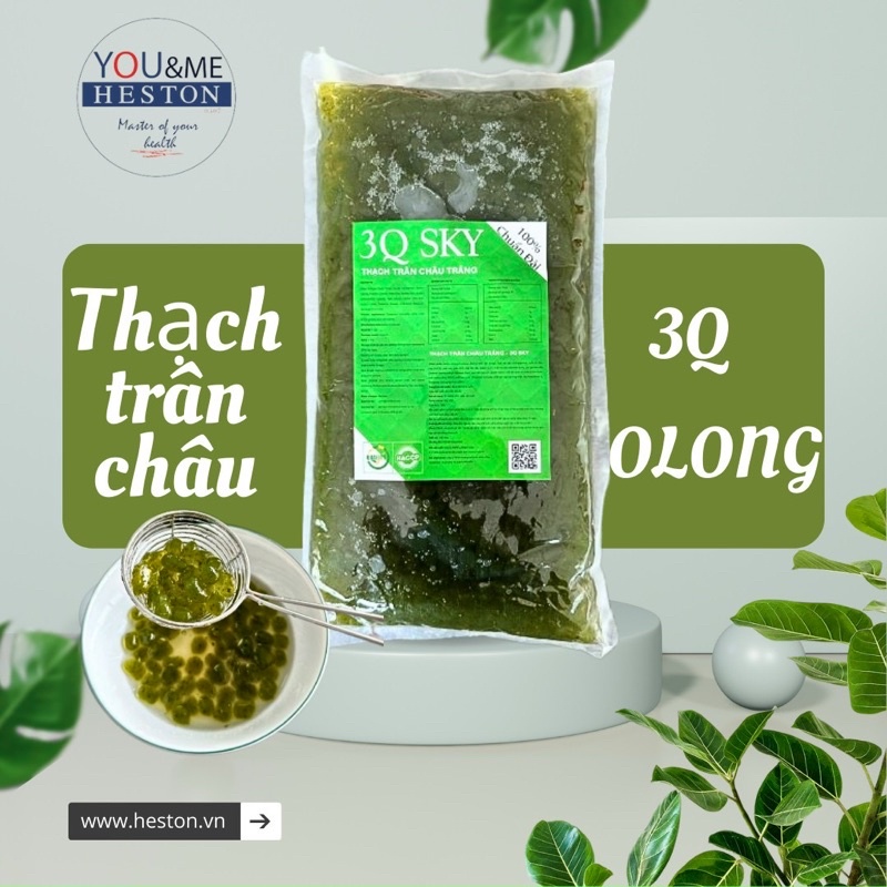 🌿Trân châu oolong (thạch 3Q ôlong) Không Cần Nấu 3Q oolong chuẩn đài