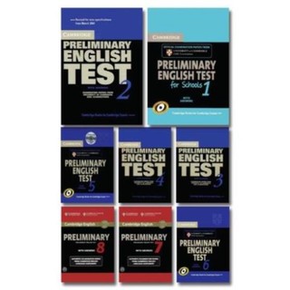 Preliminary english test - level 1,2,3,4,5,6,7,8- tặng audio mp3