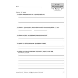 Reading Comprehension Fundamentals bộ 6q
