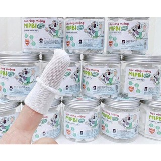 Gạc răng miệng khô Mipbi vệ sinh cho bé