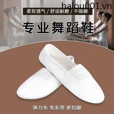 Giày Múa Ba Lê Đế Mềm Bằng Vải Canvas Dành Cho Trẻ Em Và Người Lớn