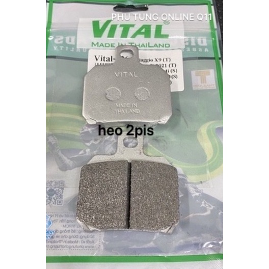 BỐ THẮNG Brembo 2 PIS ĐỐI XỨNG/PIAGGIO X9 VITAL CHÍNH HÃNG THÁI LAN