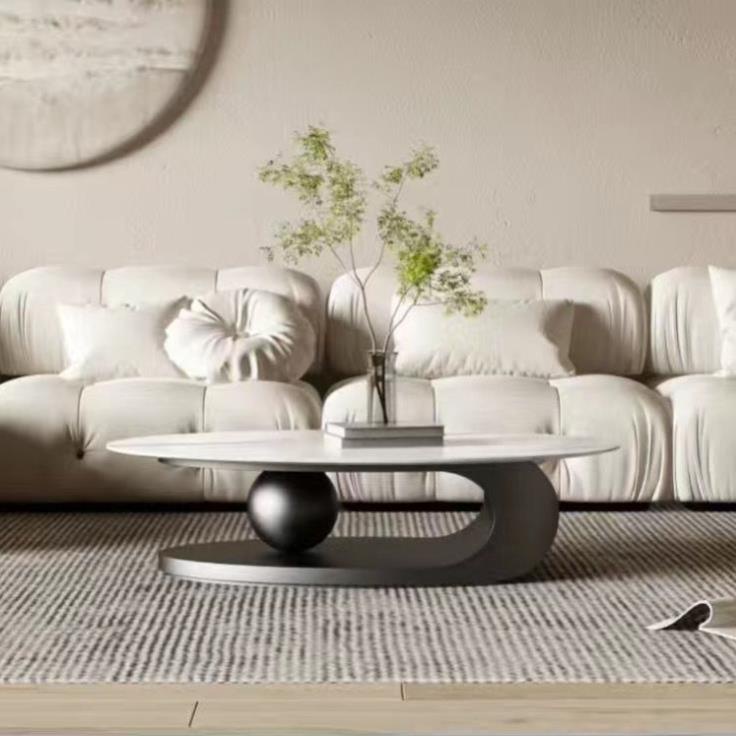 Bàn Trà Cao Cấp Fiona Mặt Đá Vân Mây Chân Inox Mạ PVD Cao Cấp Trang Trọng Nhập Khẩu (Ship Toàn Quốc) | BigBuy360 - bigbuy360.vn