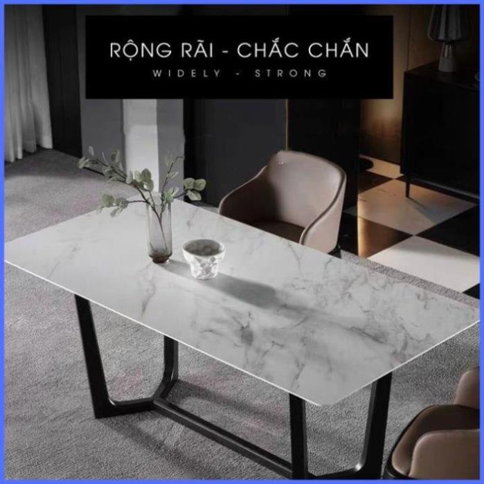 Bàn Sofa - Bàn Trà Ngồi Bệt Phòng Khách Chất Liệu Ceramic Chân Chữ U Sắt Tĩnh Điện KT 120x60x45cm | BigBuy360 - bigbuy360.vn