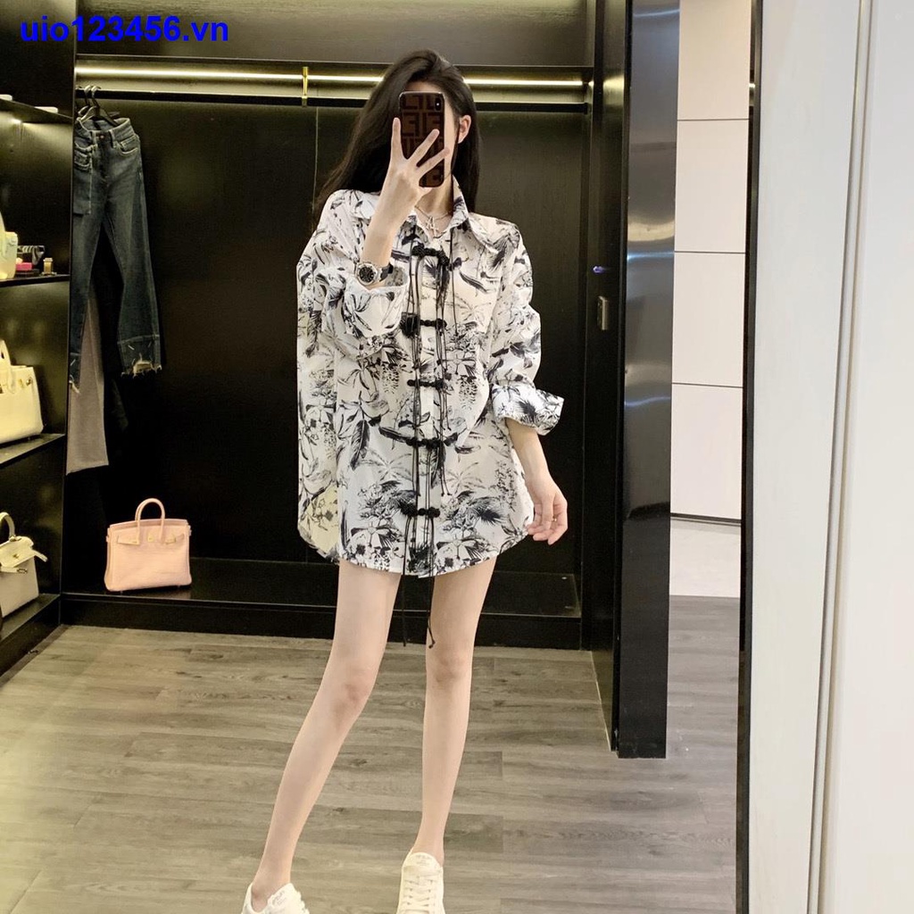 Áo Sơ Mi Phong Cách Trung Hoa Truyền Thống Mới Cho Nữ