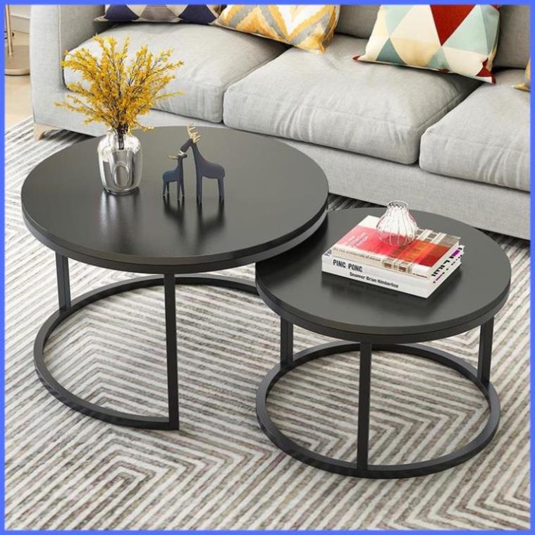 Bàn Trà Đôi Ngồi Bệt Phòng Khách Chất Liệu Đá Ceramic Chân Sắt Mạ Vàng PVD | BigBuy360 - bigbuy360.vn