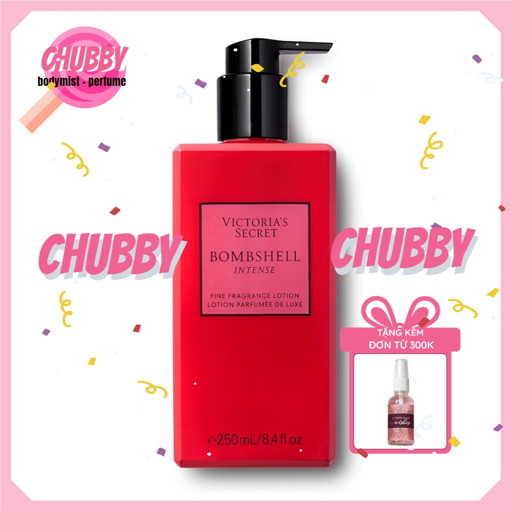 𝙘𝙝𝙪𝙗𝙗𝙮 - Dưỡng Thể Victoria's Secret Bombshell Paradise 250ML