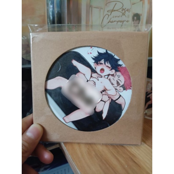 (Hàng có sẵn) Lót ly gốm/Standee Jujutsu Kaisen - Couple: Sukuna x Megumi