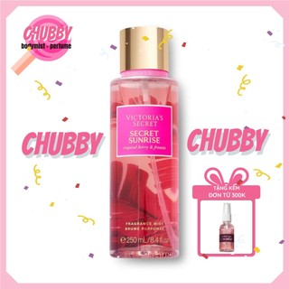 𝙘𝙝𝙪𝙗𝙗𝙮 - xịt thơm toàn thân victoria secret - secret sunrise