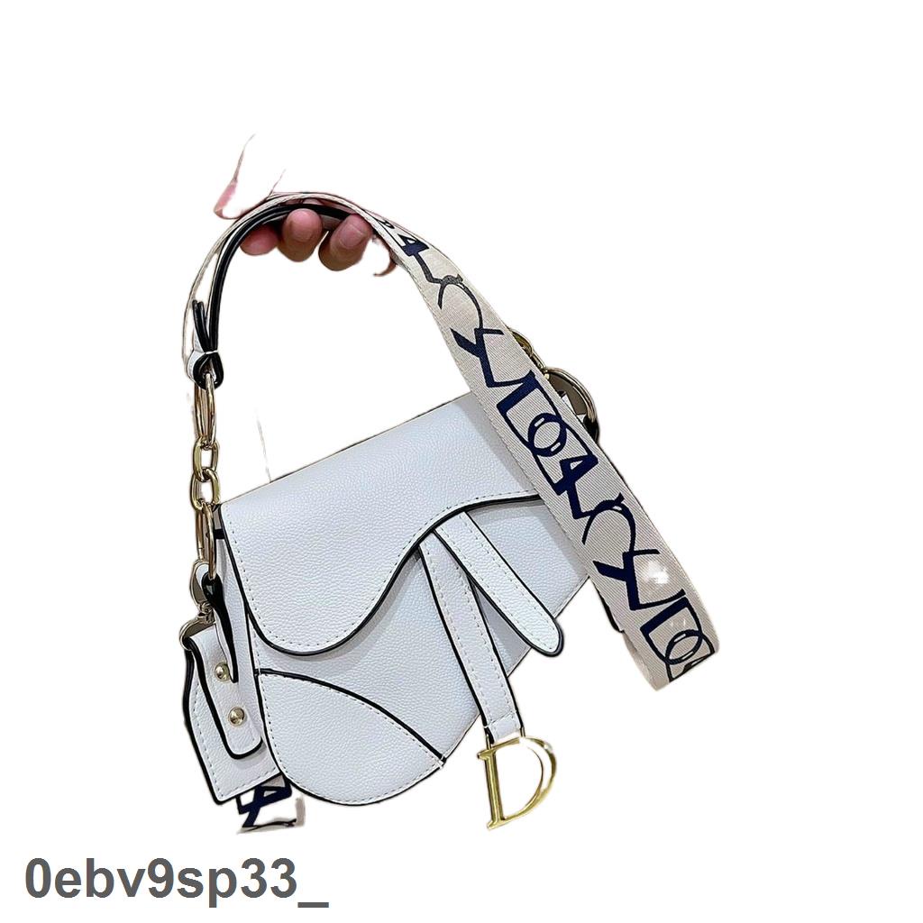 Siêu Rẻ Túi xách yên ngựa đeo chéo -Dior- da lì, túi kẹp nách nữ hàng hiệu Hottrend kèm dây bản to size 22