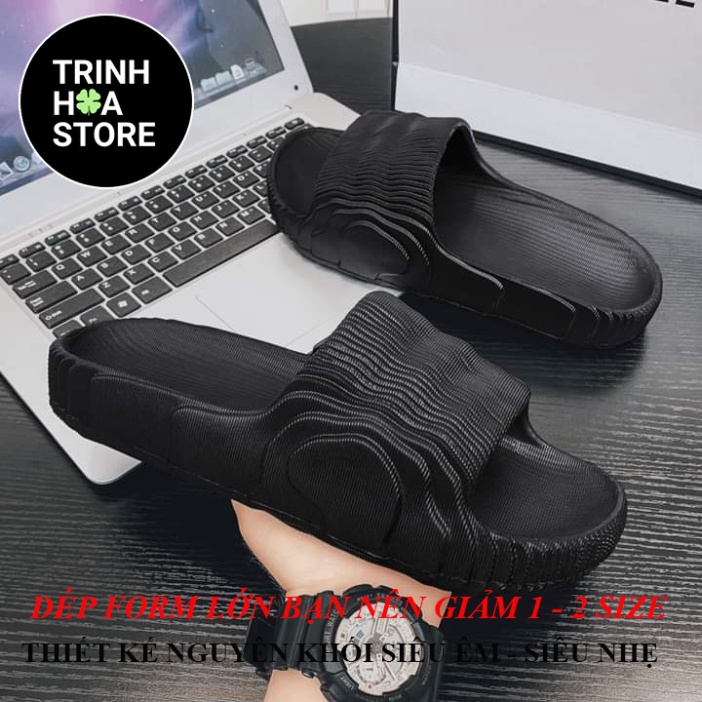 Dép đúc nguyên khối quai ngang nam , nữ , trẻ em big size Adilette , siêu nhẹ , siêu bền , xu hướng 2023 –TH211