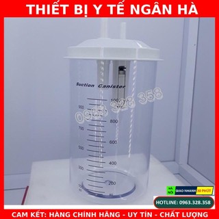 Bình đựng dịch 1000ml cho máy hút dịch yuwell 7ea các loại máy 1 bình